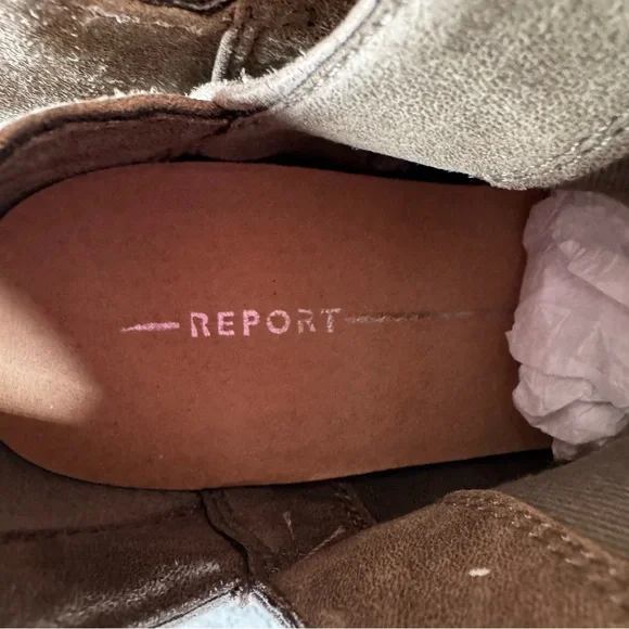 Report Taupe Wedge Ankle Boots - Picture 5 of 8